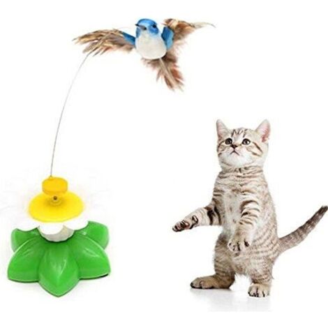 Jouet Électrique - Non spécifié - Oiseau Volant - Plastique - Couleur Aléatoire - Pour Chats