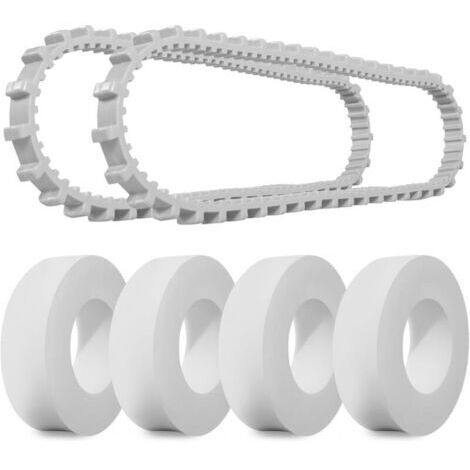 Anneaux de rail et d'escalade 9985006-r2 pièces de rechange 6101611-r4 compatibles avec le robot de piscine Maytronics Dolphin Nautilus cc Plus (lot de 6)