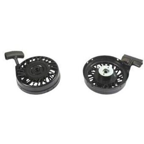 Lanceur moteur thermique Tecumseh ECV – Démarrage facile avec longue corde – Compatible avec modèles variés – Diamètre 150mm