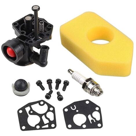 Convient pour l'ensemble carburateur 795477 - Briggs & Stratton 795469 794147 699660 - Avec filtre à air attaché, etc. (1/5)