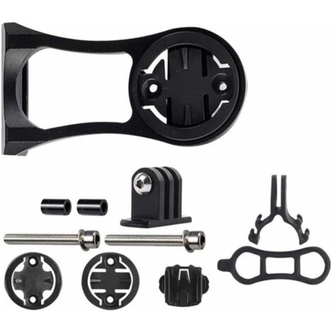Support de montage pour ordinateur de vélo – Alliage aluminium CNC – Compatible Garmin Edge/Bryton Rider/CatEye – Installation facile