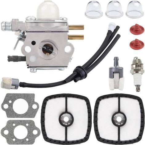 Carburateur de rechange pour tondeuse Echo SRM2100 SRM2110 SRM2400 PE2000 PE2400 GT2000 GT2400 PPF2100, remplace C1U-K52 C1U-K29 C1U-K47, avec filtre à air et kit de mise au point de la ligne de carbu (1/5)