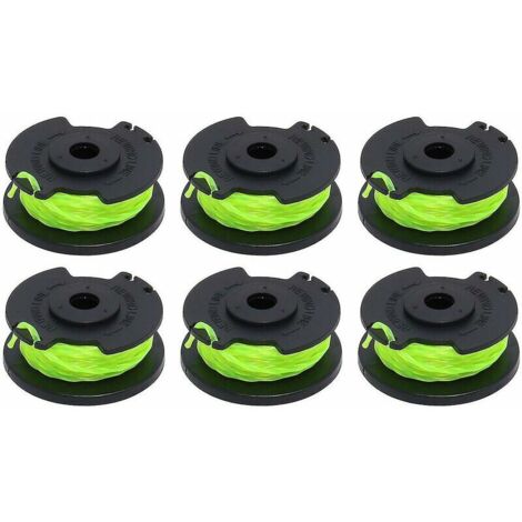 Accessoire pour débroussailleuse Lot de 6 bobines de rechange pour coupe-bordures Rac143 compatible Ryobi 36 V (1/4)