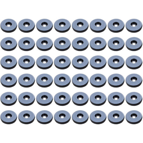 Patins Meubles,Lot de 48 patins de meubles ronds en téflon,Anti-vibration Patins Glisseurs pour Meubles,(Ronde) 19 mm