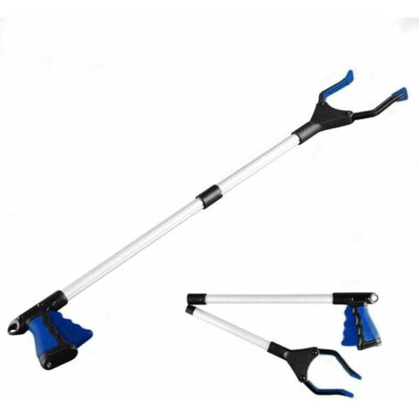 Outils de Ramassage, 82cm Pince de Préhension pour Personnes Agées, Extra-Long, Léger et Pratique, pour Prise de la Corbeille, Ramassage des Déchets, Déchets de Jardin (1/5)