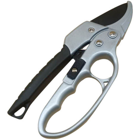Sécateur à Crémaillère 20 CM - Lame en Titanium - Corps en Aluminium (1/5)