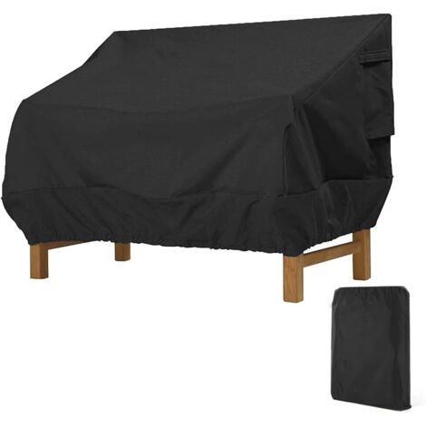Housse de protection pour canapé de jardin - Imperméable - En tissu Oxford 210D - Revêtement argenté - Résistante aux UV - 147 x 83 x 79 cm,nior (1/5)