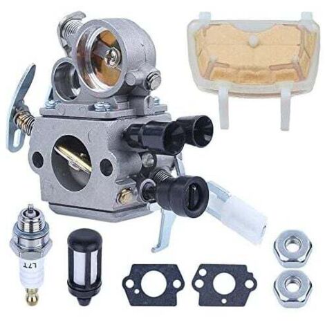 Kit de filtre à air de carburateur , pour tronçonneuse Stihl Ms171 Ms181 Ms211 Ms211C, 1139 120 0619, 1139 120 7100, 1139 120 0612, 1139 120 1602, remplacer le carburateur pour Zama C1Q-S269 (1/5)