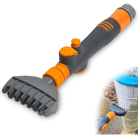 Brosse de nettoyage pour cartouche de filtre de piscine durable pour enlever les débris et la saleté du filtre de piscine, outil de nettoyage pour piscine, spa, jacuzzi
