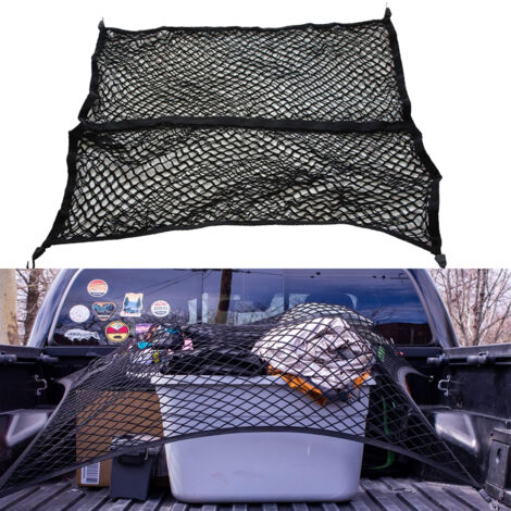 Filet de remorque élastique 1,1 x 1,2 m extensible jusqu'à 2,2 x 2,2 m – Maille Full Stretch pour charges légères – Installation rapide (1/6)