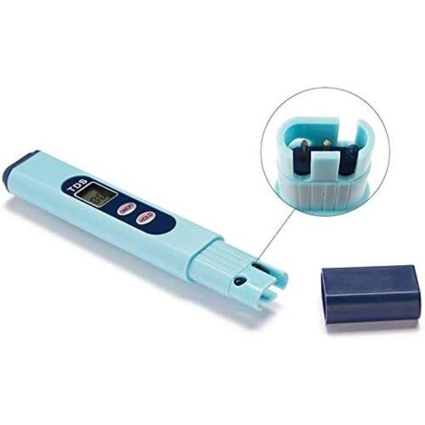 Roleader – Testeur de salinité numérique TDS pour piscine d'eau salée – Grand écran LCD – Electrode en titane – Fonction d'arrêt automatique