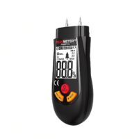 Testeur d'humidité à broche – 6 modes de mesure – Précision 1-3 cm – Pour bois, papier, murs, sols et matériaux de construction