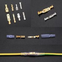 150pcs Connecteur Bout à Bout de Fil Thermorétractable, Cosses