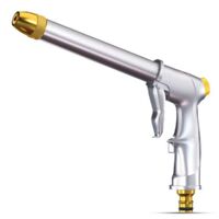 Garden Hose Nozzle - Hogedruk Tuinslang Sproeikop - s'adapte au filetage de tuyau de jardin 3/4" - pour Pelouse & Jardin, Lavage de Voitures, Arrosage de Jardin, Nettoyage, Douche pour Animaux de Comp