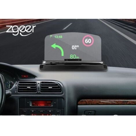 Affichage Tête Voiture GPS HUD Head Up Navigation Display Smart Support Téléphone Support Projecteur