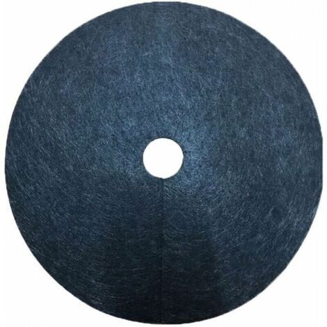 Lot de 10 tapis de paillage non tisss pour arbres - Protection contre les mauvaises herbes - Toile de paillage pour jardin PZCC (1/4)