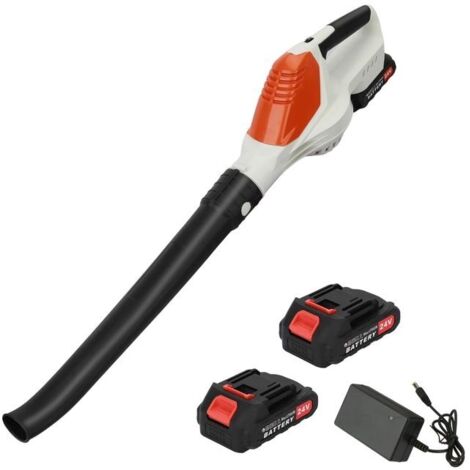 Souffleur de jardin Souffleur de feuilles électrique sans fil avce 2 Batterie 1500mAh pour souffler les feuilles/neige/poussière (1/4)