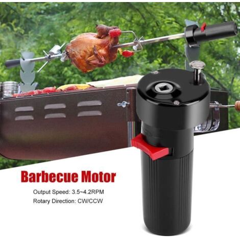DC 1.5V D taille à piles solide barbecue gril rotateur moteur barbecue rôti accessoire de support - POU