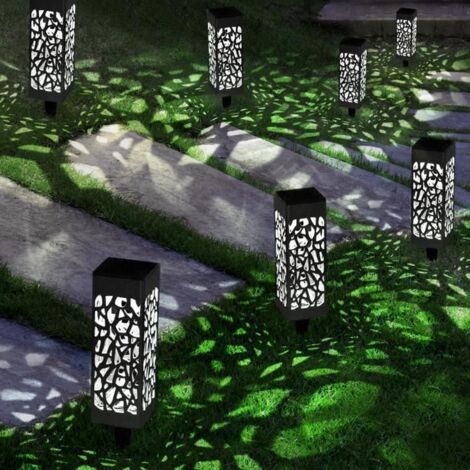 ID MARKET - Lot de 10 lampes solaires extérieures MOLLY (1/4)