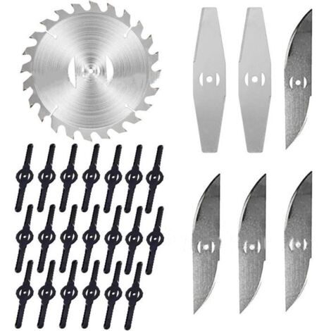 Coupe Bordure Lame De Rechange, Coupe Bordure Sans Fil, Métal Debroussailleuse Electrique (1/4)
