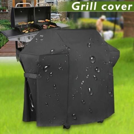600D PVC Housse Barbecue Bâche de Protection Couvercle de gril à gaz Imperméable Couverture de meubles de jardin LIA14179 (1/4)