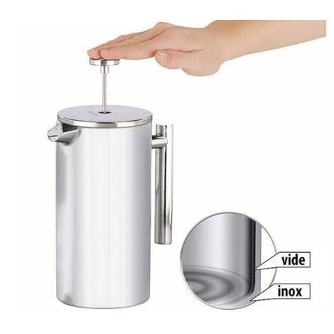 Cafetière à piston 1,5 L avec double paroi (1/5)