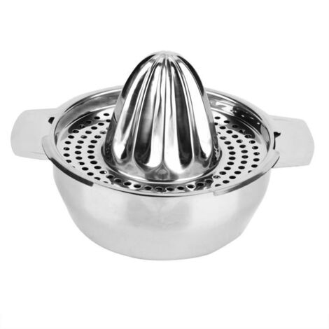 SURENHAP Presse-Agrumes Manuel Presse-Fruits en Acier Inoxydable Manuel Portable Domestique electromenager jus (1/4)