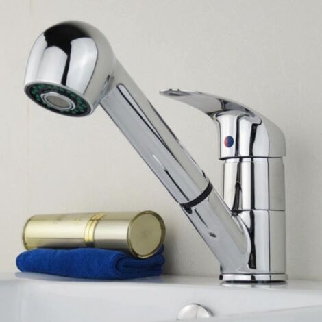Mitigeur en cuivre Robinet de lavabo pour Salle de Bain (1/4)