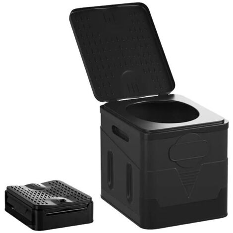 Toilette Portable, Toilette Camping Pliable, WC Aucun Chimique Portable, Adaptées Au Camping en Plein air, , Aux Embouteillages-20L