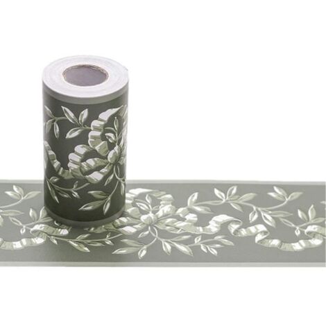 Frise Murale Adhesive - Non spécifié - Floral - 10 cm de large - 10 m de long - Intérieur (1/4)