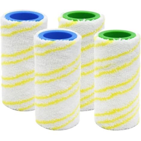 Lot de 4 Rouleaux de Rechange pour Kärcher FC7 FC3 FC5 FC3D, Accessoire 2.055-006.0 (1/4)