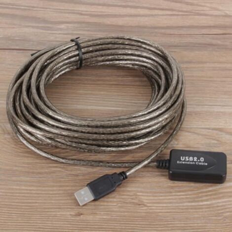 Câble d\'extension USB - ASHATA - 10M - Type A Mâle à Femelle - Excellente qualité de signal - Compatible USB 2.0 (1/4)