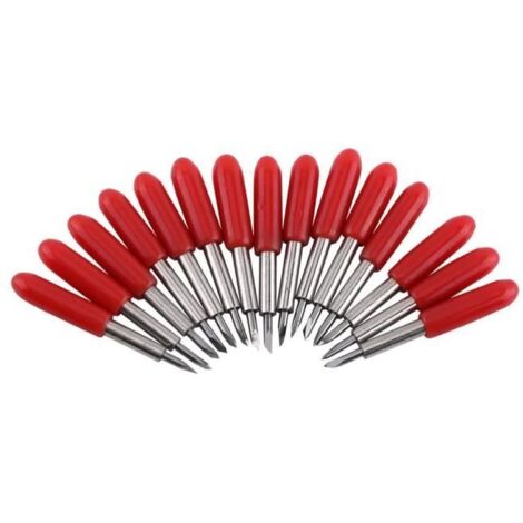 15 pcs 45 ° Cricut Plotter Lames de coupe pour Roland Traceur (1/4)
