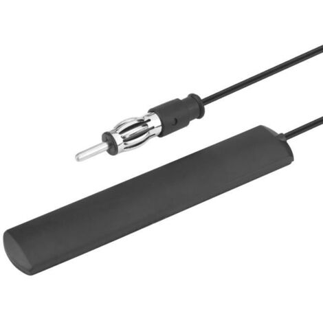 Fdit Autoradio aérien ANT-309 Patch d\'Antenne de Radio FM de Voiture Câble d\'Antenne de Pare-Brise de 5 m Universel (1/4)