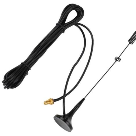 Zerone antenne VHF / UHF Antenne magnétique de voiture UT-106UV SMA-femelle double bande VHF / UHF pour Baofeng UV-5R