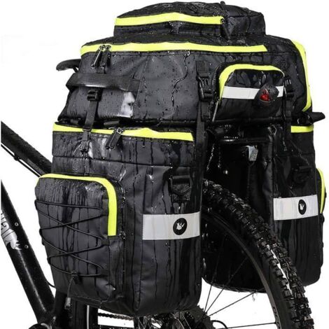 Sac de Cadre Velo 3 en 1 Multifonction Route Seat VTT Sacoche Arrière Tronc (1/4)