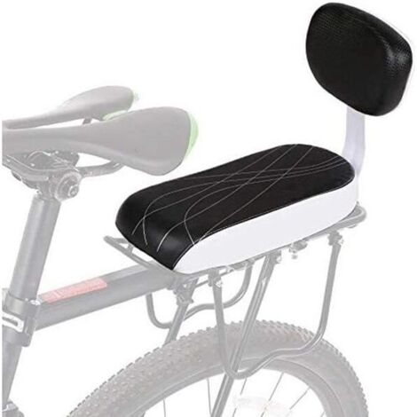 Coussin de siège arrière pour vélo - Accessoires - Confortable - Cuir PU - Éponge - Mixte