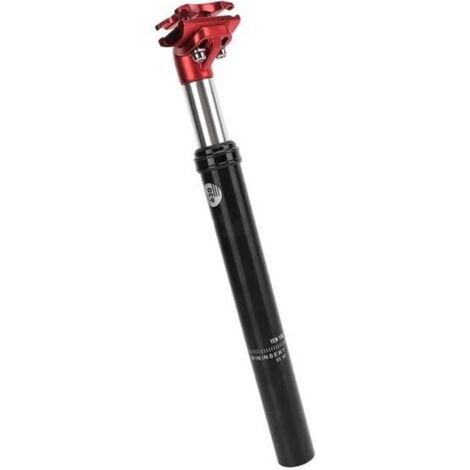 Tige de selle d\'amortisseur de vélo VGEBY - Suspension de vélo pression d\'huile amortissement tige - Blanc