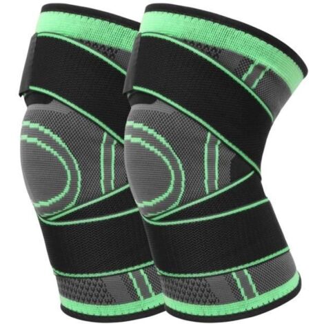 la couleur verte Taille XL Genouillères de Compression pour articulations d\'arthrose, genouillères de soutien (1/4)
