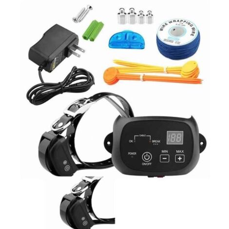 STOEX® CLOTURE ANTI FUGUE 2 CHIENS RECHARGEABLE 600 m
