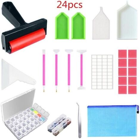 Accessoires de Diamond Painting - Diamond - 24 Pcs - Outils avancés - Pratique - Mixte (1/4)