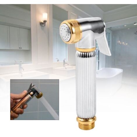 Pommeau de douche Buse Main-Tenue Bain - WC Douche Porte-tuyau Tête Pulvérisateur Bidet (1/4)