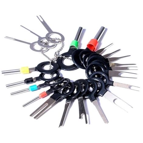 21Pcs Ensemble D\'outils ClÉS Pour L\'enlÈVement Des Terminaux Pour Voiture,Extracteur Goupille Connecteur Câblage ÉLectrique (1/4)