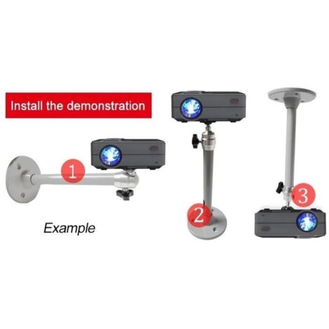Omabeta Support de plafond pour projecteur Support de plafond de projecteur 18mm support de support de video videoprojecteur (1/4)