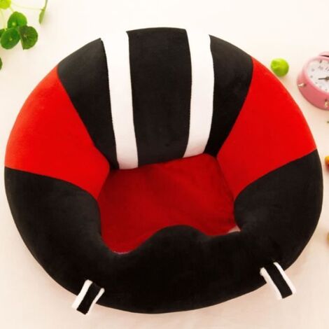 NOVA Canapé Siège Chaise Bébé Tout Doux Assis Confort Peluche Jouet Support pour Fille Garçon dans Maison 3-16 mois ROUGE