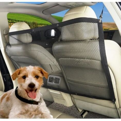Filet de Séparation de Voiture pour Chien, Filet de Séparation de Voiture Filet d\'isolation d\'obstacles Maille de Sécurité Réglable (1/4)