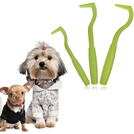 3Pcs/Set Pince a Tique pour Chien Chat Cheval Crochets à Tique Humain Enfant Homme Anti Tique Tire Tique Adulte (1/4)