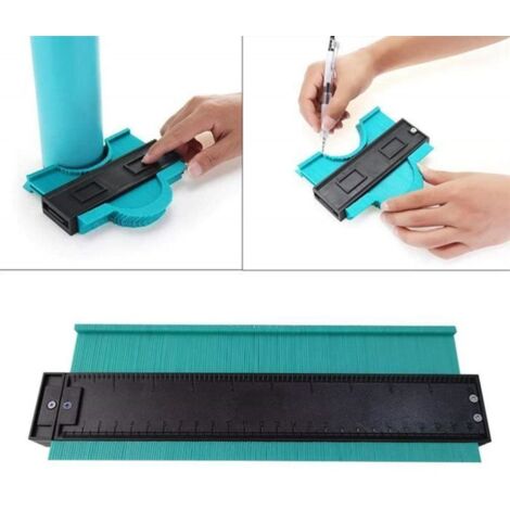 Jauge de Contour - Samione - Copieur de Profil pour conduits en Plastique Tuyaux de Bobinage - 250mm (1/4)