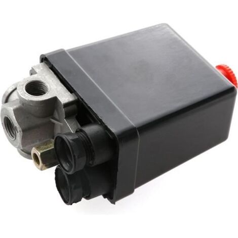AC 240V 20A 175PSI 12 Bar 4 Port Compresseur d\'air Pression Interrupteur Control Valve