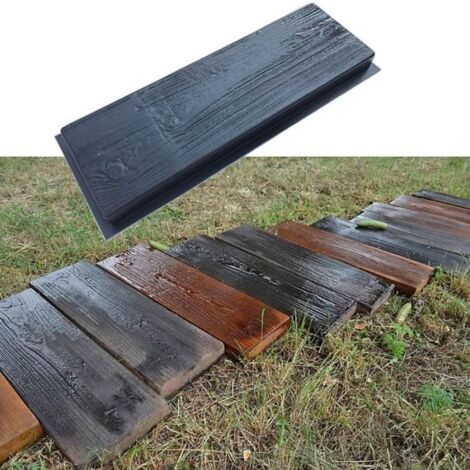Carrelage,Moule à béton Imitation bois,pour fabrication de chemins,ciment,brique,pavé -B